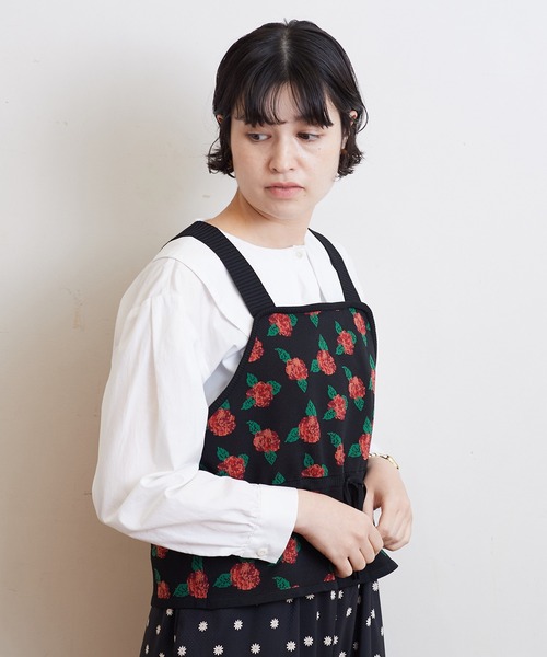 bulle de savon(ビュルデサボン)の「●Rose ジャガード ベスト(ベスト・レディース・ブラック・FREE)」の14枚目の写真