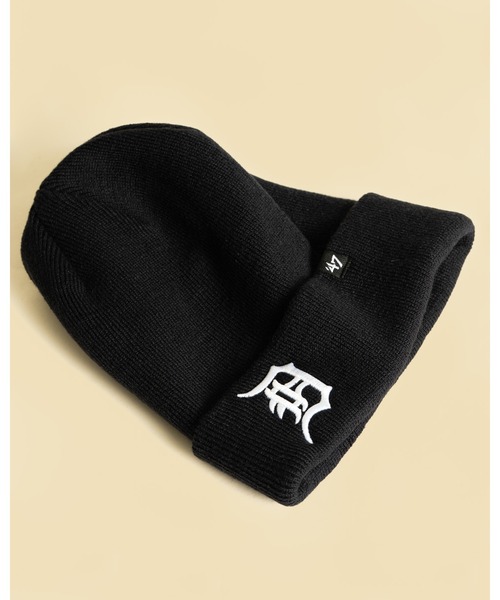 '47（フォーティーセブン）の「【 ’47BRAND / フォーティーセブンブランド 】 Raised CUFF KNIT ニット帽 ビーニー ベースボール（ニットキャップ/ビーニー・メンズ・ブラック系3/ネイビー系1/ネイビー系5/ロイヤルブルー/ブラック系4/ブラック系1/ネイビー系4/ブラック系2/ネイビー系2/レッド/ダークブラウン・FREE）」の10枚目の写真