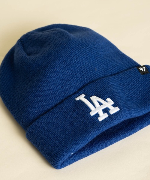 '47（フォーティーセブン）の「【 ’47BRAND / フォーティーセブンブランド 】 Raised CUFF KNIT ニット帽 ビーニー ベースボール（ニットキャップ/ビーニー・メンズ・ブラック系3/ネイビー系1/ネイビー系5/ロイヤルブルー/ブラック系4/ブラック系1/ネイビー系4/ブラック系2/ネイビー系2/レッド/ダークブラウン・FREE）」の7枚目の写真