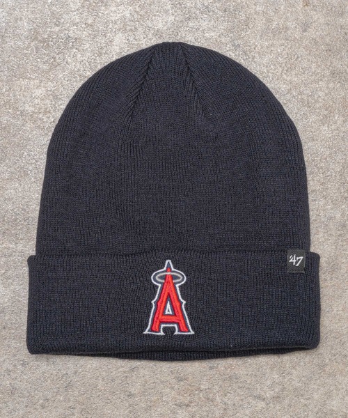 '47（フォーティーセブン）の「【 ’47BRAND / フォーティーセブンブランド 】 Raised CUFF KNIT ニット帽 ビーニー ベースボール（ニットキャップ/ビーニー・メンズ・ブラック系3/ネイビー系1/ネイビー系5/ロイヤルブルー/ブラック系4/ブラック系1/ネイビー系4/ブラック系2/ネイビー系2/レッド/ダークブラウン・FREE）」の17枚目の写真