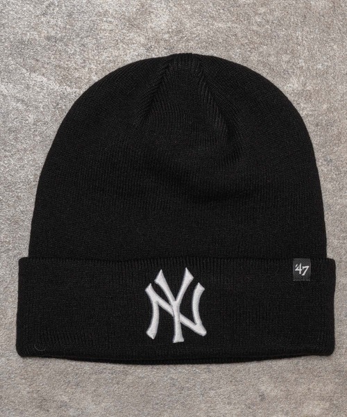 '47（フォーティーセブン）の「【 ’47BRAND / フォーティーセブンブランド 】 Raised CUFF KNIT ニット帽 ビーニー ベースボール（ニットキャップ/ビーニー・メンズ・ブラック系3/ネイビー系1/ネイビー系5/ロイヤルブルー/ブラック系4/ブラック系1/ネイビー系4/ブラック系2/ネイビー系2/レッド/ダークブラウン・FREE）」の18枚目の写真