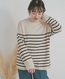 ITEMS URBANRESEARCH | ハイネックボーダーニット(ニット/セーター)