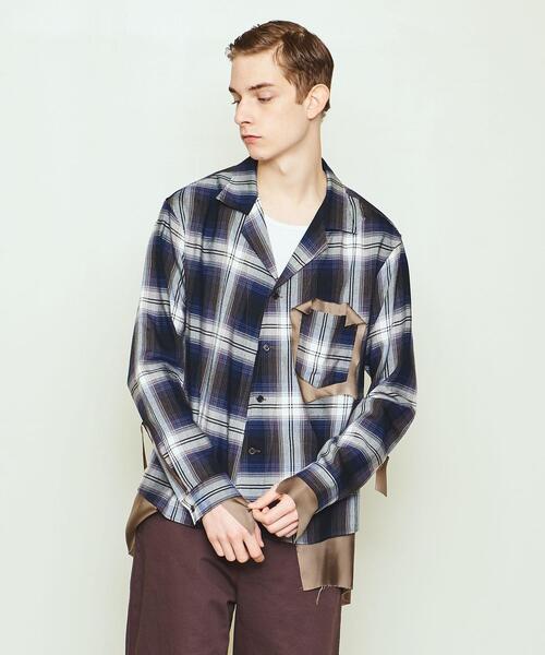 sulvam（サルバム）の「＜sulvam＞ SHORT OPEN CHECK SHIRT/シャツ