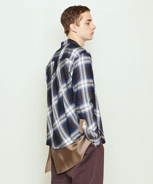 sulvam（サルバム）の「＜sulvam＞ SHORT OPEN CHECK SHIRT/シャツ