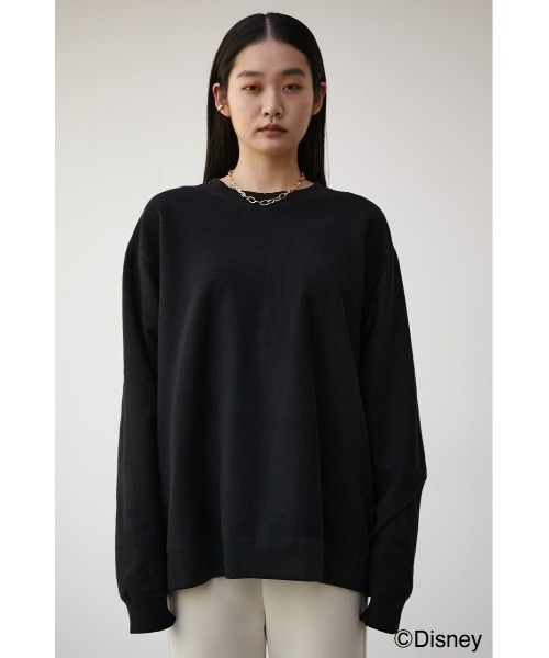 AZUL by moussy(アズールバイマウジー)の「AJUGA.×AZUL SWEAT(MICKEY)/AJUGA.×AZUL スウェット(MICKEY)(スウェット・レディース・ブラック/パープル/ライトブルー/杢グレー・M/L/S/M)」の14枚目の写真