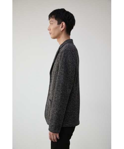 AZUL by moussy(アズールバイマウジー)の「TAILORED KNIT JACKET/テイラードニットジャケット(テーラードジャケット・メンズ・ダークネイビー/チャコールグレー・LARGE/MEDIUM)」の7枚目の写真