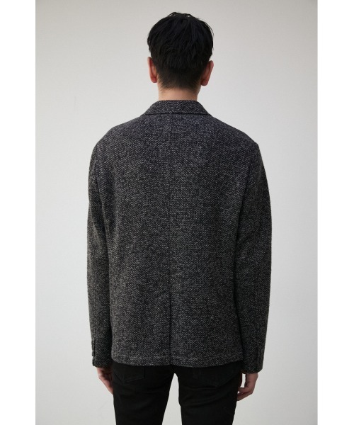 AZUL by moussy(アズールバイマウジー)の「TAILORED KNIT JACKET/テイラードニットジャケット(テーラードジャケット・メンズ・ダークネイビー/チャコールグレー・LARGE/MEDIUM)」の8枚目の写真