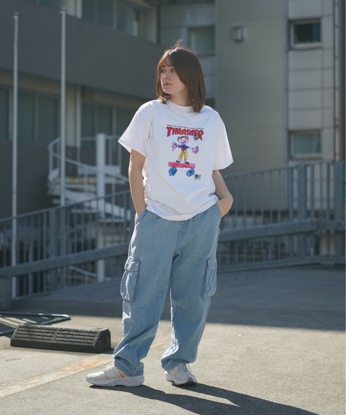 THRASHER 半袖 Tシャツ ストリート コーデ c-boy style 1625701514.jpg