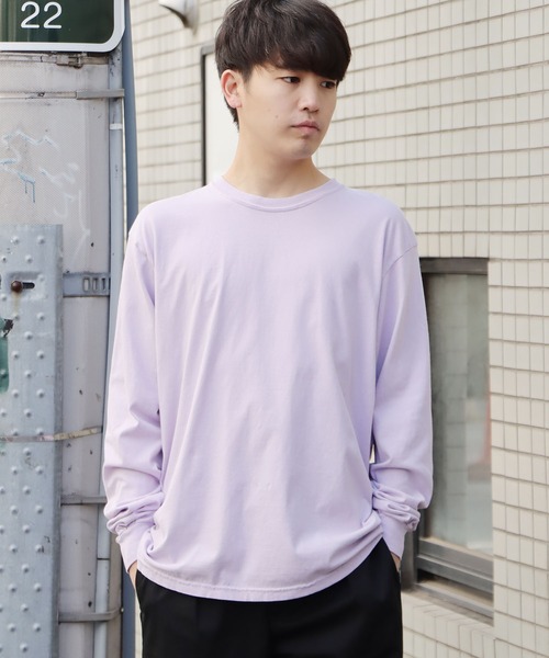 ソフトコットン天竺WATER COLOUR ORB ロンT セール】ｿﾌﾄｺｯﾄﾝ天竺WATER COLOUR ORB ﾛﾝT（Tシャツ/カットソー