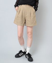 T1002 チェック2タックショートパンツ