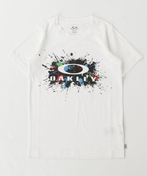 OAKLEY(オークリー)の「オークリー ENHANCE QD SS TEE SPLASH EVO YTR 5.0(Tシャツ/カットソー・キッズ・ブルー/ホワイト/オリーブ/ブラック・140cm/130cm/150cm/160cm)」の2枚目の写真