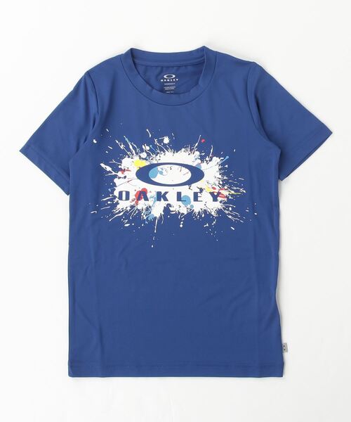 OAKLEY(オークリー)の「オークリー ENHANCE QD SS TEE SPLASH EVO YTR 5.0(Tシャツ/カットソー・キッズ・ブルー/ホワイト/オリーブ/ブラック・140cm/130cm/150cm/160cm)」の4枚目の写真