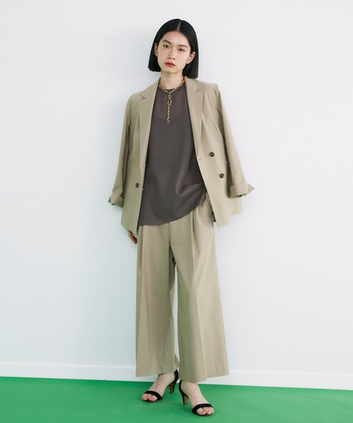 INED（イネド）の「シアーノースリーブニット（ニット/セーター）」 - WEAR