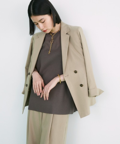INED（イネド）の「シアーノースリーブニット（ニット/セーター）」 - WEAR