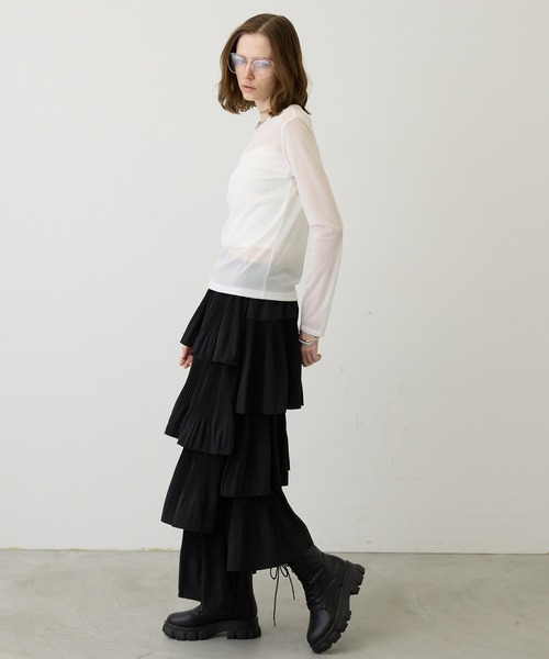 セール】イレギュラーデザインティアードスカート（スカート）｜SEN