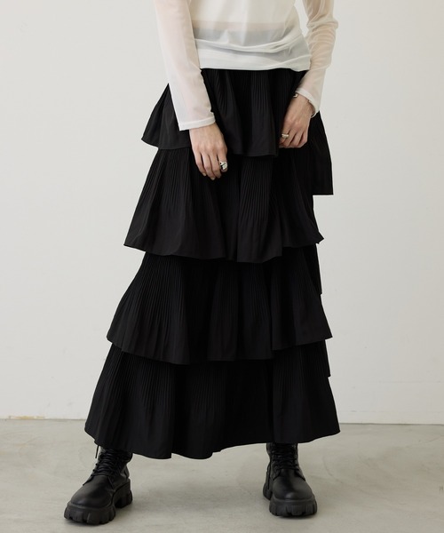 セール】イレギュラーデザインティアードスカート（スカート）｜SEN