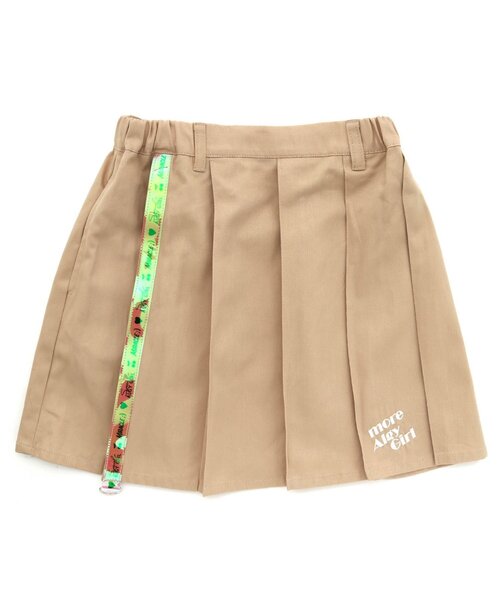 algy（アルジー）の「オーロラテーププリーツスカート（スカート・キッズ・ブラック/ミント/ベージュ/ラベンダー・X-SMALL/SMALL/MEDIUM/XX-SMALL/XXX-SMALL）」の3枚目の写真