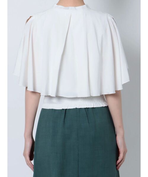 MURUA(ムルーア)の「ハーフスリーブブラウス(シャツ/ブラウス・レディース・ホワイト/ブラック・FREE)」の21枚目の写真