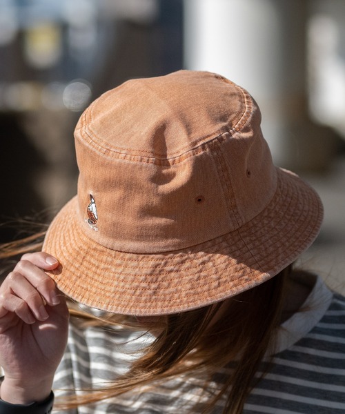 Red Cap Girl（レッドキャプガール）の「【a-r】〔Red Cap Girl/レッドキャップガール〕USED LIKE　ワンポイント刺繍バケットハット（キャップ・メンズ・ブルー/ブラック/オレンジ/ブラック系その他/ブルー系その他・FREE）」の18枚目の写真