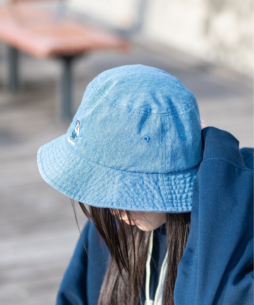 Red Cap Girl（レッドキャプガール）の「【a-r】〔Red Cap Girl/レッドキャップガール〕USED LIKE　ワンポイント刺繍バケットハット（キャップ・メンズ・ブルー/ブラック/オレンジ/ブラック系その他/ブルー系その他・FREE）」の15枚目の写真