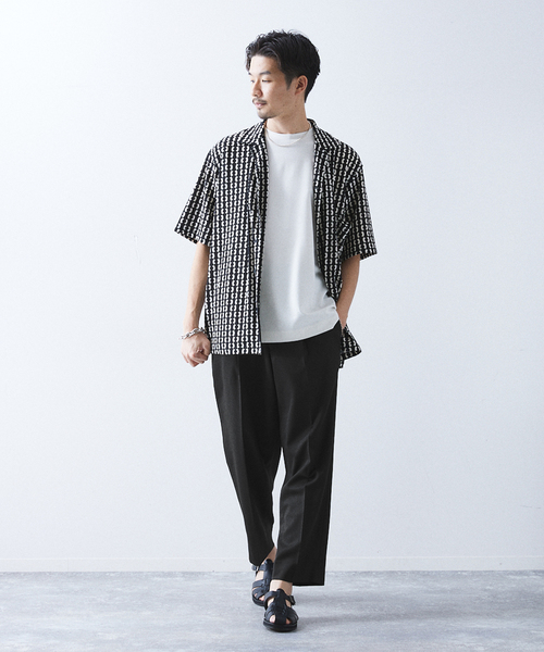 allery(アレリー)の「【allery / アレリ―】"リラックス" WOOL SLACKS(スラックス・メンズ・ブラック/ブラウン/ベージュ・SMALL/MEDIUM/LARGE)」の4枚目の写真