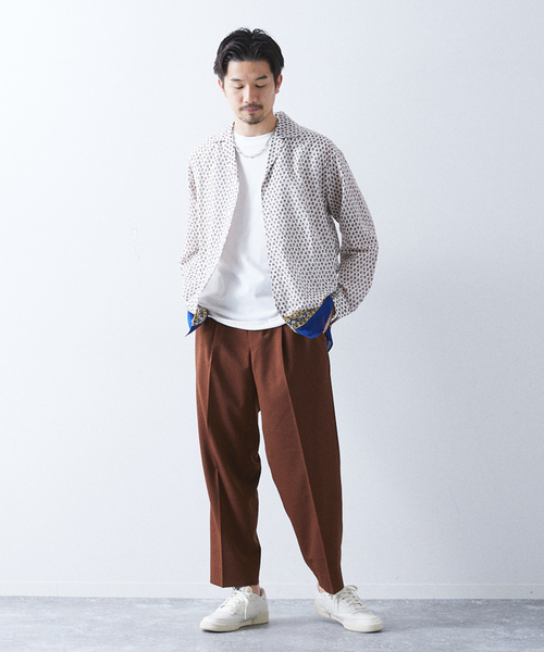 allery(アレリー)の「【allery / アレリ―】"リラックス" WOOL SLACKS(スラックス・メンズ・ブラック/ブラウン/ベージュ・SMALL/MEDIUM/LARGE)」の5枚目の写真