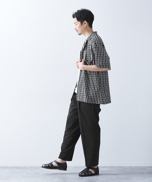 allery(アレリー)の「【allery / アレリ―】"リラックス" WOOL SLACKS(スラックス・メンズ・ブラック/ブラウン/ベージュ・SMALL/MEDIUM/LARGE)」の8枚目の写真