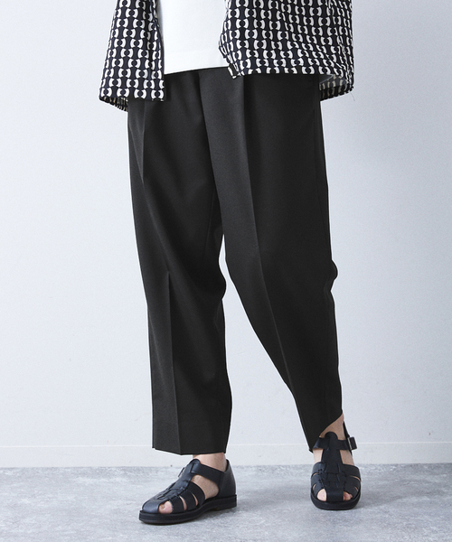 allery(アレリー)の「【allery / アレリ―】"リラックス" WOOL SLACKS(スラックス・メンズ・ブラック/ブラウン/ベージュ・SMALL/MEDIUM/LARGE)」の9枚目の写真