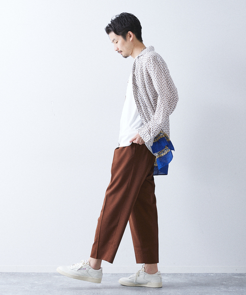 allery(アレリー)の「【allery / アレリ―】"リラックス" WOOL SLACKS(スラックス・メンズ・ブラック/ブラウン/ベージュ・SMALL/MEDIUM/LARGE)」の12枚目の写真