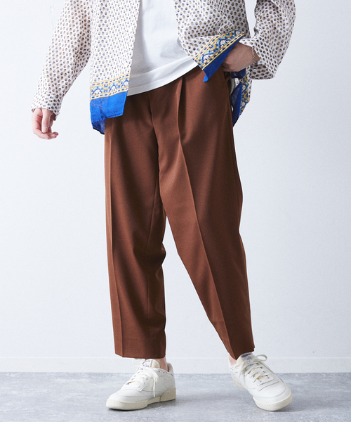 allery(アレリー)の「【allery / アレリ―】"リラックス" WOOL SLACKS(スラックス・メンズ・ブラック/ブラウン/ベージュ・SMALL/MEDIUM/LARGE)」の16枚目の写真