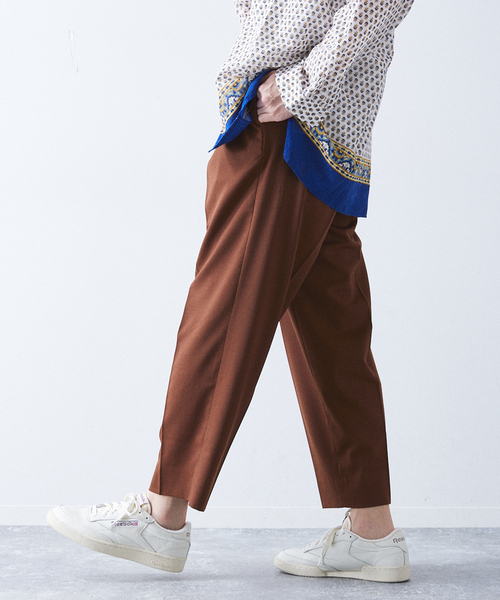 allery(アレリー)の「【allery / アレリ―】"リラックス" WOOL SLACKS(スラックス・メンズ・ブラック/ブラウン/ベージュ・SMALL/MEDIUM/LARGE)」の17枚目の写真