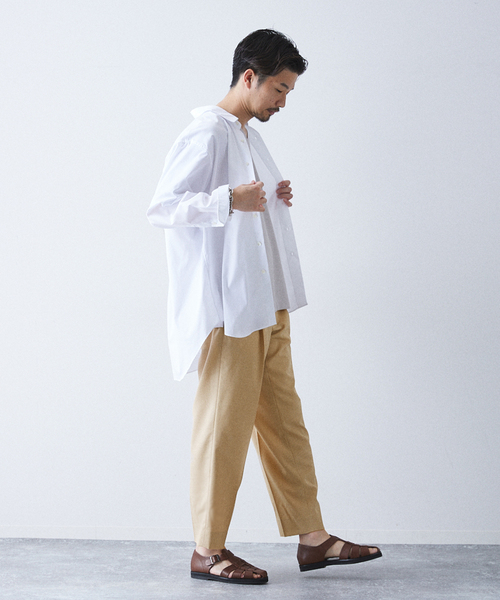allery(アレリー)の「【allery / アレリ―】"リラックス" WOOL SLACKS(スラックス・メンズ・ブラック/ブラウン/ベージュ・SMALL/MEDIUM/LARGE)」の19枚目の写真