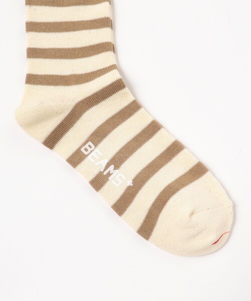 BEAMS PLUS（ビームスプラス）の「BEAMS PLUS / 2トーン ストライプ ソックス（ソックス/靴下・メンズ・カーキ/グリーン/ネイビー/オレンジ・ONE SIZE）」の10枚目の写真