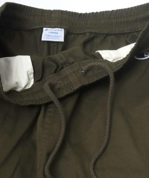 Champion（チャンピオン）の「2026SS Champion/チャンピオン ツイル ロゴ刺繍 ショートパンツ ハーフパンツ ショーツ（チノパンツ・メンズ・ベージュ/ネイビー/ホワイト/オリーブ/ブラック・M/L/XL）」の15枚目の写真