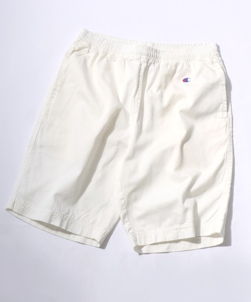 Champion(チャンピオン)の「2026SS Champion/チャンピオン ツイル ワッペンロゴ刺繍 ショートパンツ ハーフパンツ ショーツ(チノパンツ・メンズ・ベージュ/ネイビー/ホワイト/オリーブ/ブラック・M/L/XL)」の20枚目の写真