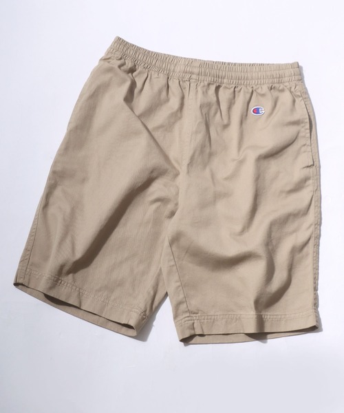 Champion(チャンピオン)の「2026SS Champion/チャンピオン ツイル ワッペンロゴ刺繍 ショートパンツ ハーフパンツ ショーツ(チノパンツ・メンズ・ベージュ/ネイビー/ホワイト/オリーブ/ブラック・M/L/XL)」の18枚目の写真