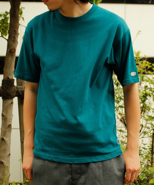 DISCUS ATHLETIC(ディスカス アスレチック)の「【DISCUS ATHLETIC/ディスカス アスレチック】USAコットン半袖クルーネックTシャツ(Tシャツ/カットソー・メンズ・ブルーグリーン/ブラック/ネイビー/オレンジ/オートミール/ホワイト/グリーン/杢グレー・M/L/XL)」の7枚目の写真