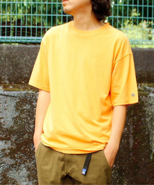 DISCUS ATHLETIC(ディスカス アスレチック)の「【DISCUS ATHLETIC/ディスカス アスレチック】USAコットン半袖クルーネックTシャツ(Tシャツ/カットソー・メンズ・ブルーグリーン/ブラック/ネイビー/オレンジ/オートミール/ホワイト/グリーン/杢グレー・M/L/XL)」の8枚目の写真