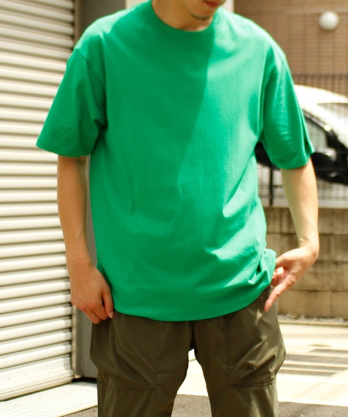 DISCUS ATHLETIC(ディスカス アスレチック)の「【DISCUS ATHLETIC/ディスカス アスレチック】USAコットン半袖クルーネックTシャツ(Tシャツ/カットソー・メンズ・ブルーグリーン/ブラック/ネイビー/オレンジ/オートミール/ホワイト/グリーン/杢グレー・M/L/XL)」の1枚目の写真