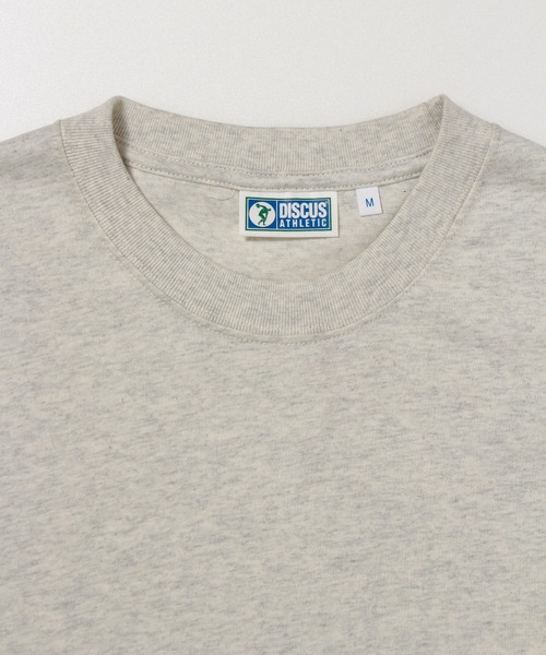 DISCUS ATHLETIC(ディスカス アスレチック)の「【DISCUS ATHLETIC/ディスカス アスレチック】USAコットン半袖クルーネックTシャツ(Tシャツ/カットソー・メンズ・ブルーグリーン/ブラック/ネイビー/オレンジ/オートミール/ホワイト/グリーン/杢グレー・M/L/XL)」の10枚目の写真