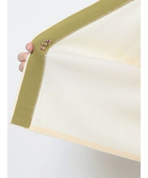 LAGUNAMOON（ラグナムーン）の「ショートフォルムニットカーディガン（カーディガン/ボレロ・レディース・アイボリー/ブラック・FREE）」の15枚目の写真