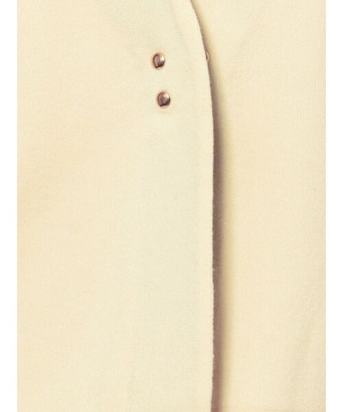 LAGUNAMOON（ラグナムーン）の「ショートフォルムニットカーディガン（カーディガン/ボレロ・レディース・アイボリー/ブラック・FREE）」の16枚目の写真