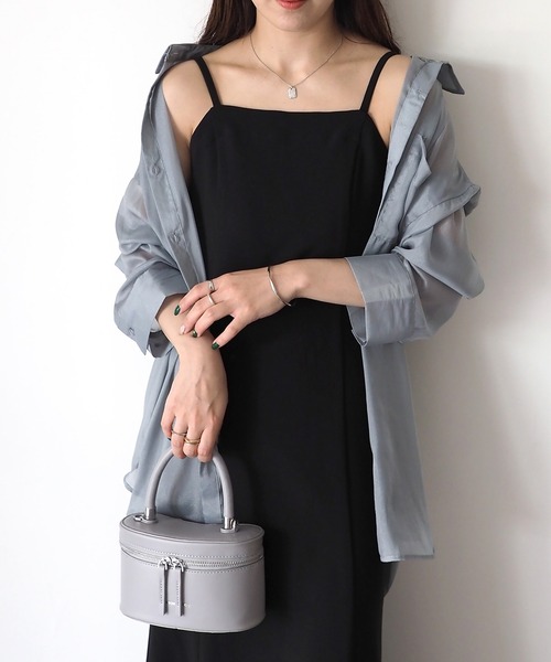 Riberry(リベリー)の「キャミソールワンピース(ワンピース・レディース・ブラック・FREE)」の5枚目の写真