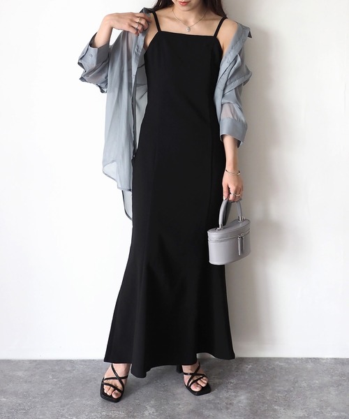 Riberry(リベリー)の「キャミソールワンピース(ワンピース・レディース・ブラック・FREE)」の6枚目の写真