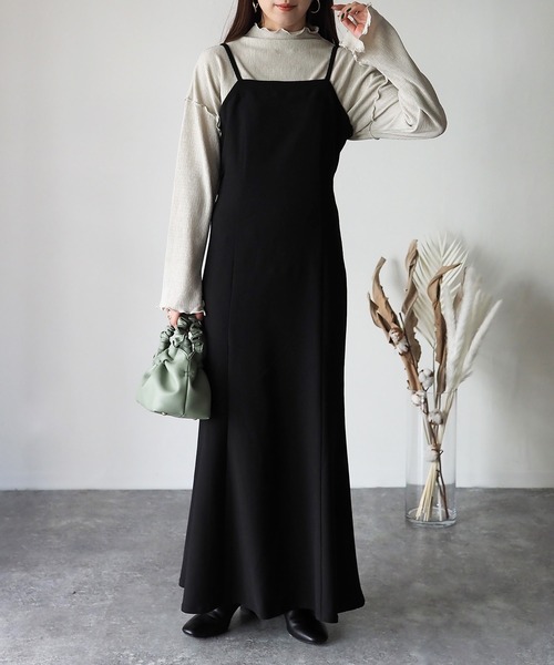 Riberry(リベリー)の「キャミソールワンピース(ワンピース・レディース・ブラック・FREE)」の7枚目の写真