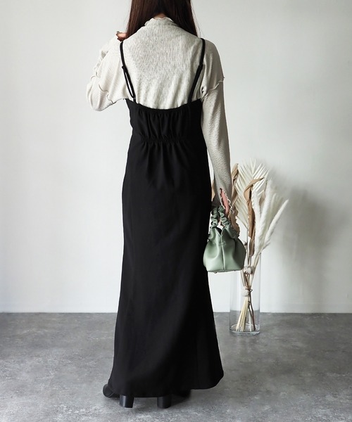 Riberry(リベリー)の「キャミソールワンピース(ワンピース・レディース・ブラック・FREE)」の9枚目の写真