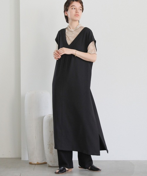 select MOCA(セレクトモカ)の「2wayフロントタックスリットワンピース(ワンピース・レディース・ライトオリーブ/アイボリー/ブラック・FREE)」の20枚目の写真