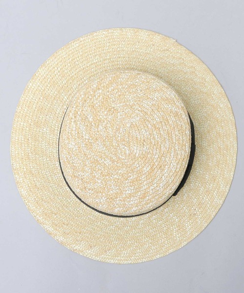 ReqHatter(レックハッター)の「麦わら ロングブリム カンカン帽(ハット・メンズ・ベージュ・FREE)」の17枚目の写真