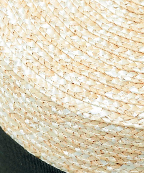 ReqHatter(レックハッター)の「麦わら ロングブリム カンカン帽(ハット・メンズ・ベージュ・FREE)」の6枚目の写真