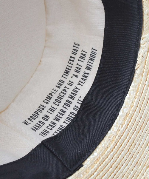 ReqHatter(レックハッター)の「麦わら ロングブリム カンカン帽(ハット・メンズ・ベージュ・FREE)」の11枚目の写真